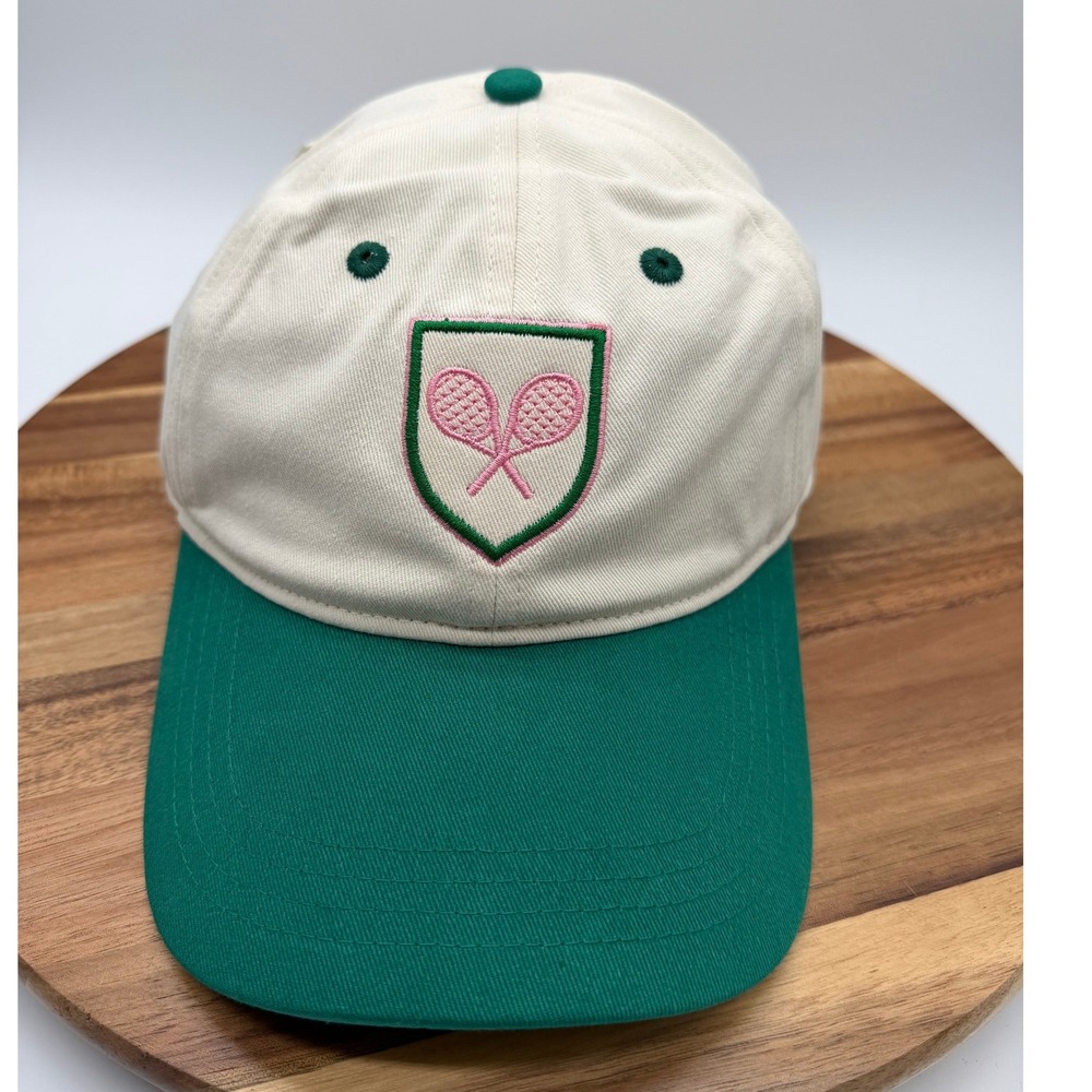 Frasier Sterling Sport PickleBall Crest Baseball Cap Cream Green 2487